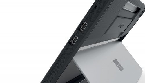 Husa de protectie Kensington EQ BlackBelt, plastic partial reciclat, pentru Surface Pro 12, negru